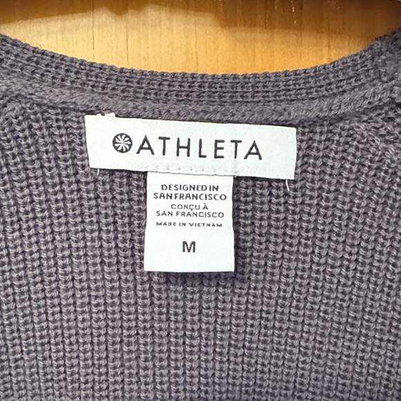 NWT Athleta slate gray sweater - Picture 3 of 5